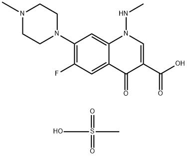 AMifloxacin Mesylate Struktur