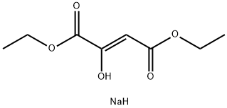 2-Butenedioic acid, 2-hydroxy-, 1,4-diethyl ester, sodium salt (1:1), (2Z)- Struktur