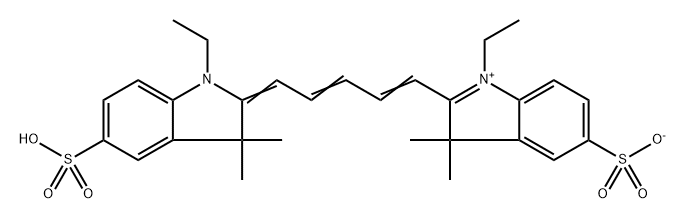 Cy5 (Di SO3,Di Et) Struktur