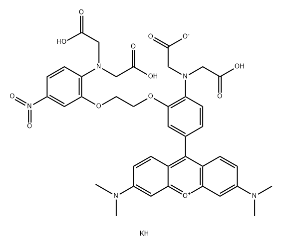 Rhod-5N (potassium salt) Struktur