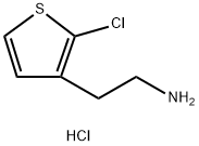 3-Thiopheneethanamine, 2-chloro-, hydrochloride (1:1) Struktur