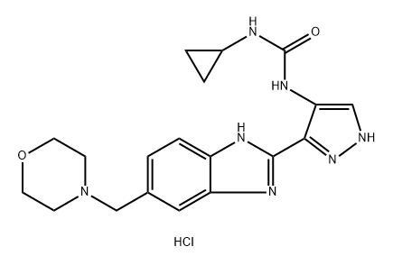 AT 9283, (HCl salt) Struktur