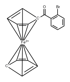 Ferrocene, (2-bromobenzoyl)- Struktur