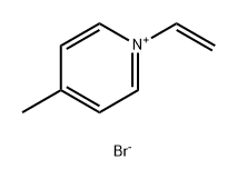 Pyridinium, 1-ethenyl-4-methyl-, bromide (1:1) Struktur