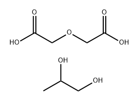 DIGLYCOLIC ACID-1,2-PROPANEDIOL POLYMER Struktur