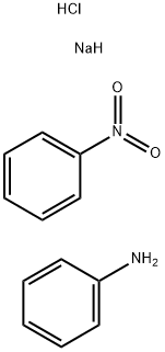 Hydrochloric acid, reaction products with aniline and nitrobenzene, sulfonated, sodium salts Struktur