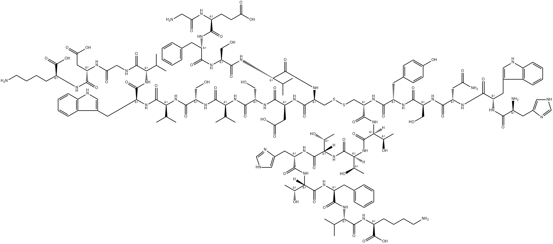 nerve growth factor (10-25,75-88) Struktur