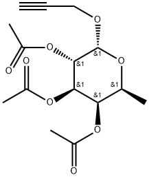 Propargyl 2,3,4-tri-O-acetyl-α-L-fucopyranoside Struktur