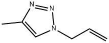 4-Methyl-1-(2-propen-1-yl)-1H-1,2,3-triazole Struktur