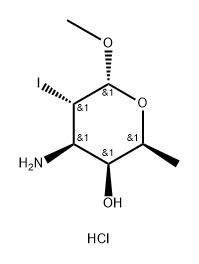 α-L-Galactopyranoside, methyl 3-amino-2,3,6-trideoxy-2-iodo-, hydrochloride (1:1)