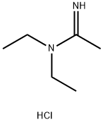 Ethanimidamide, N,N-diethyl-, hydrochloride (1:1) Struktur