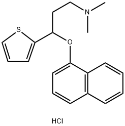 (RS)-Duloxetine hydrochloride Struktur