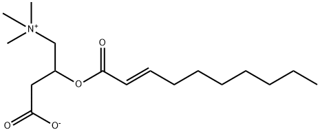 L-CARNITINE:HCL, O-2-DECENOYL UNLABELED Struktur