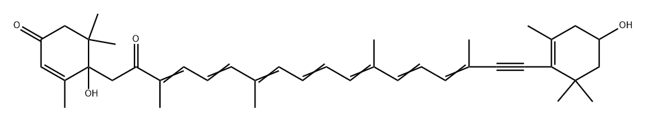 amarouciaxanthin B Struktur