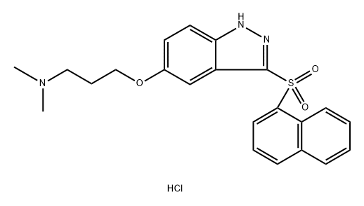 Cerlapirdine hydrochloride Struktur