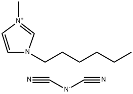 1-HEXYL-3-METHYLIMIDAZOLIUM DICYANAMIDE Struktur