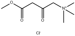 1-Butanaminium, 4-methoxy-N,N,N-trimethyl-2,4-dioxo-, chloride (1:1) Struktur