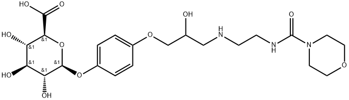 Xamoterol β-D-Glucuronide Struktur