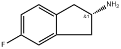 1H-Inden-2-amine, 5-fluoro-2,3-dihydro-, (2S) Struktur