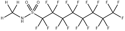 N-Methylperfluorooctanesulfonamide-d3 (50μg/mL in Methanol) Struktur