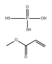 2-Propenoic acid, methyl ester, reaction products with mixed O,O-bis(branched and linear pentyl and iso-Bu) phosphorodithioates Struktur