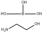 Boric acid (H3BO3), reaction products with ethanolamine  Struktur