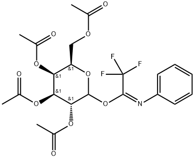 1-(2,2,2-三氟-N-苯基亞胺酯)-2,3,4,6-四-O-乙?；?D-吡喃半乳糖, 942428-89-9, 結(jié)構(gòu)式