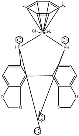 Chloro[(S)-(-)-5,5'-bis(diphenylphosphino)-4,4'-bi-1,3-benzodioxole](p-cymene)ruthenium(II)chloride[RuCl (p-cymene)((S)-segphos)]Cl　 price.