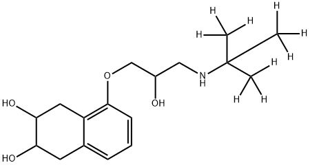 Nadolol D9 Struktur