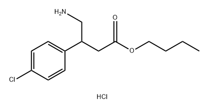 Baclofen Butyl Ester HCl Struktur