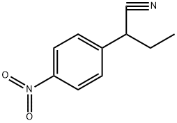 Benzeneacetonitrile, α-ethyl-4-nitro- Struktur