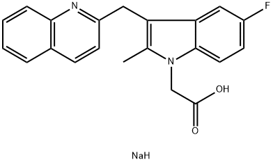 Timapiprant sodium Struktur