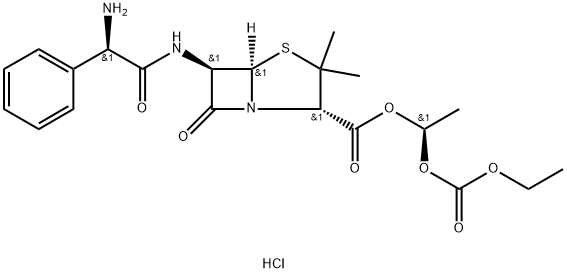 (S)-Bacampicillin hydrochloride Struktur