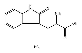 DL-2,3-dihydro-2-oxo-Tryptophan monohydrochloride Struktur