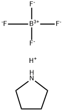 Pyrrolidinium tetrafluoroborate Struktur