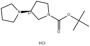 tert-butyl(S)-[1,3'-bipyrrolidine]-1'-carboxylate hydrochloride Struktur