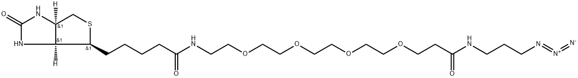 Biotin-peg-azide Struktur