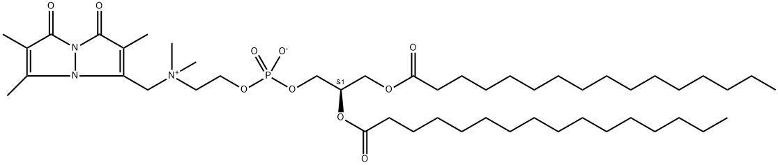 1,2-bis-manephosphotidylcholine Struktur