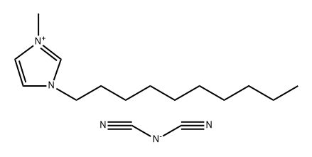 1-癸基-3- 甲基味唑二腈胺鹽 結(jié)構(gòu)式