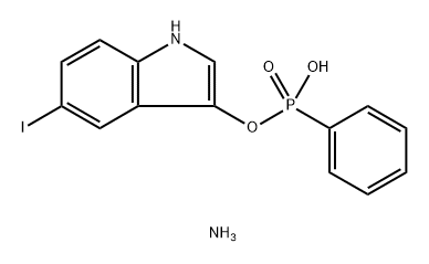 5-iodoindoxyl-3-phenylphosphonate Struktur