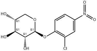 o-Chloro-p-nitrophenyl-β-D-xylopyranoside Struktur