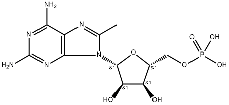 poly(2-amino-8-methyladenylic acid) Struktur