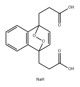 3,3'-(1,4-naphthylidene)diproprionate Struktur