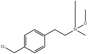 1-(Chloromethyl)-4-[2-(methoxydimethylsilyl)ethyl]benzene Struktur