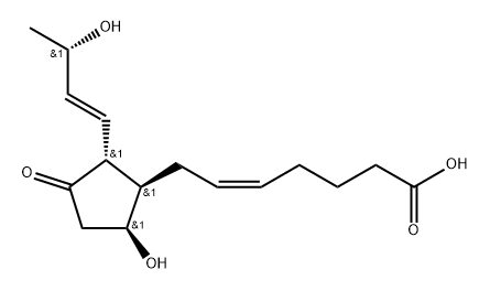 11-ketotetranorprostaglandin F2alpha Struktur