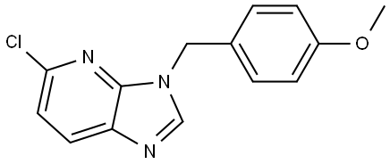 5-Chloro-3-[(4-methoxyphenyl)methyl]-3H-imidazo[4,5-b]pyridine Struktur