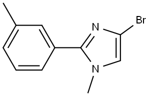 4-bromo-1-methyl-2-(m-tolyl)-1H-imidazole Struktur