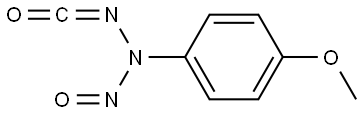 N-isocyanato-N-(4-methoxyphenyl)nitrous amide Structure