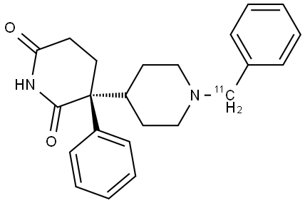 Levetimide C-11 Struktur