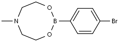 4-BROMOBENZENEBORONIC ACID N-METHYLDIETHANOLAMINEESTER Struktur